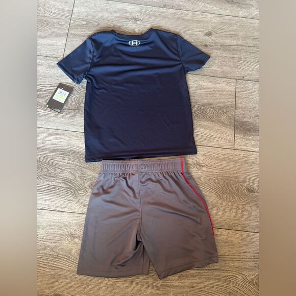 Under Armour Navy and Gray Kids' Activewear Set - Picture 2 of 5